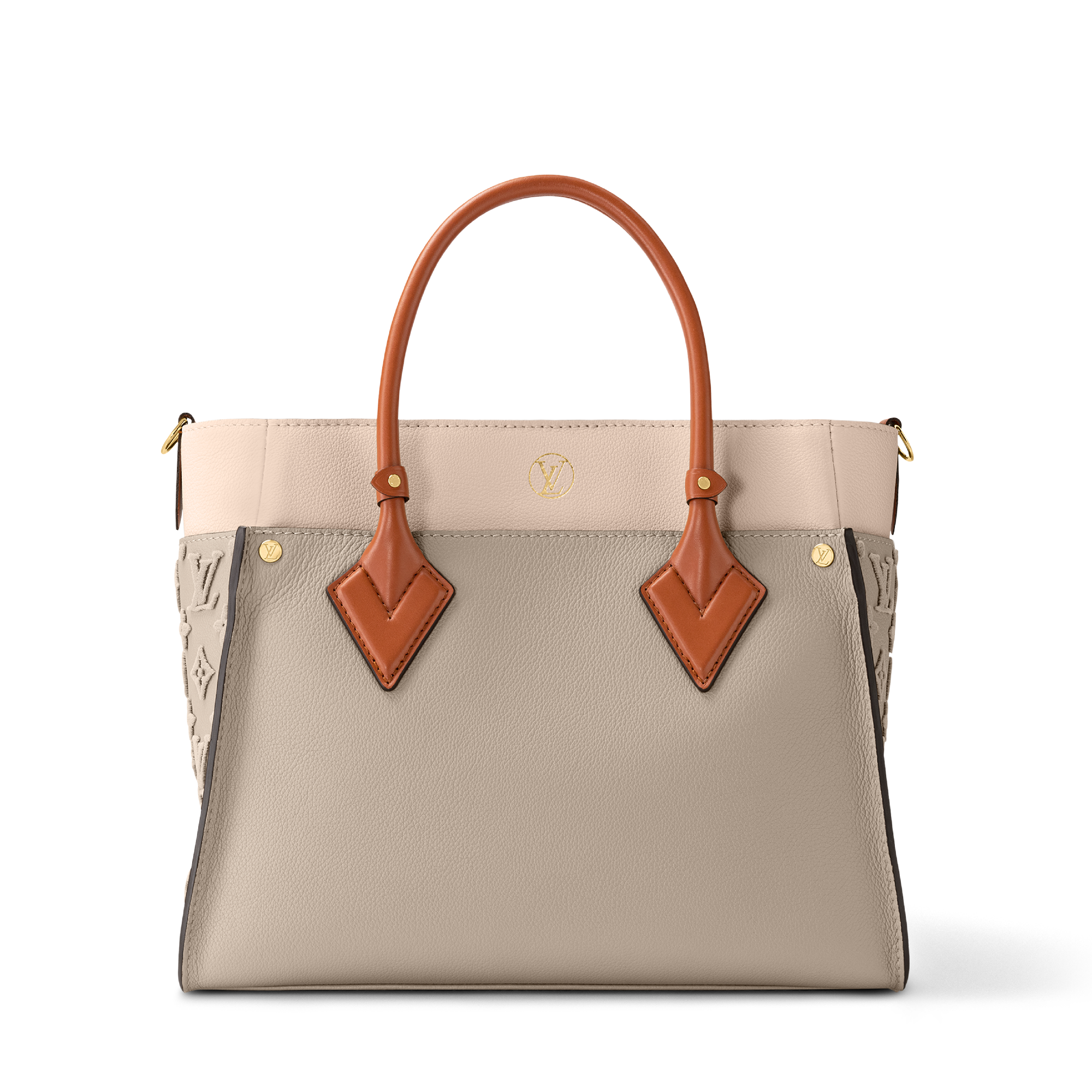 On My Side MM Tote Bag - Luxury Autres High End Beige | LOUIS VUITTON